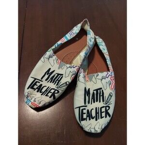 Groove Bags Women's 9W MATH TEACHER PAPER CASUAL SHOES School Slip On Loafer